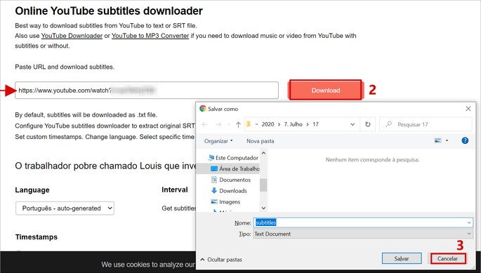 site baixar legendas