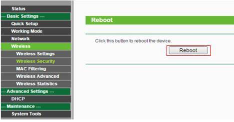 Change wifi password tp-link