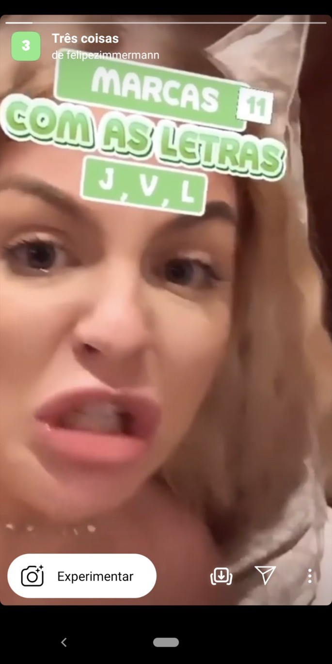 Jogo das Letras Instagram