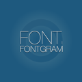 Imagem do aplicativo fontgram. Typography Photo Editor